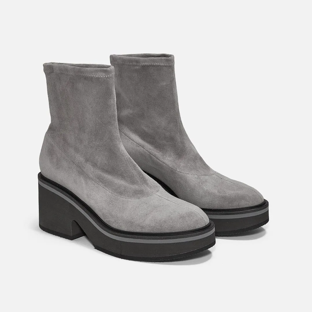 ALBANE, suede grey || OUTLET