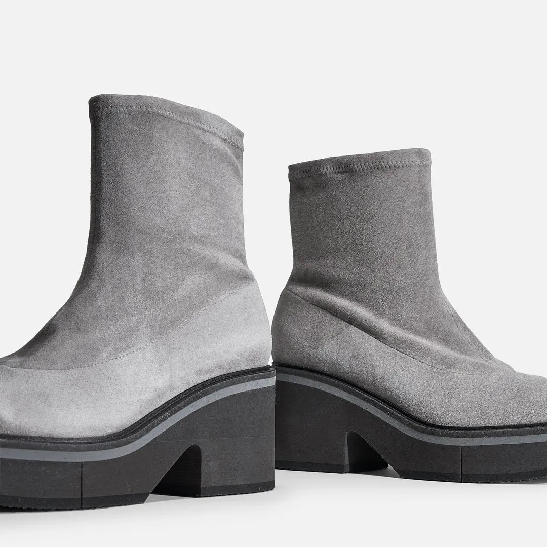 ALBANE, suede grey || OUTLET