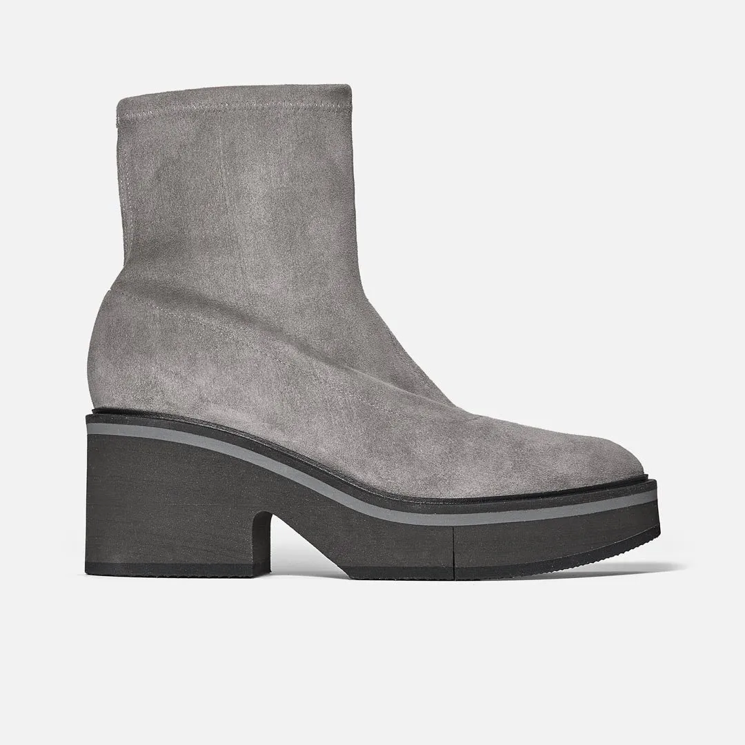 ALBANE, suede grey || OUTLET