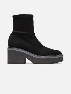 ALBANE, suede stretch black