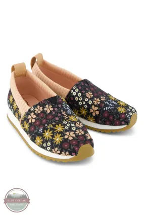 Alpargata Black Wildflowers Canvas Resident Kids Sneaker 10021227