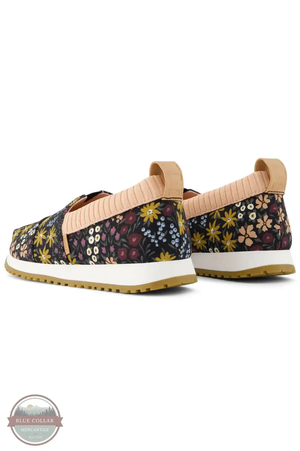 Alpargata Black Wildflowers Canvas Resident Kids Sneaker 10021227