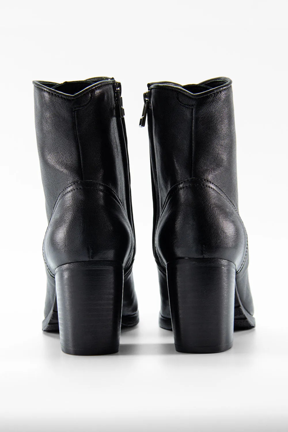 ASTON royal-black lace up boots.
