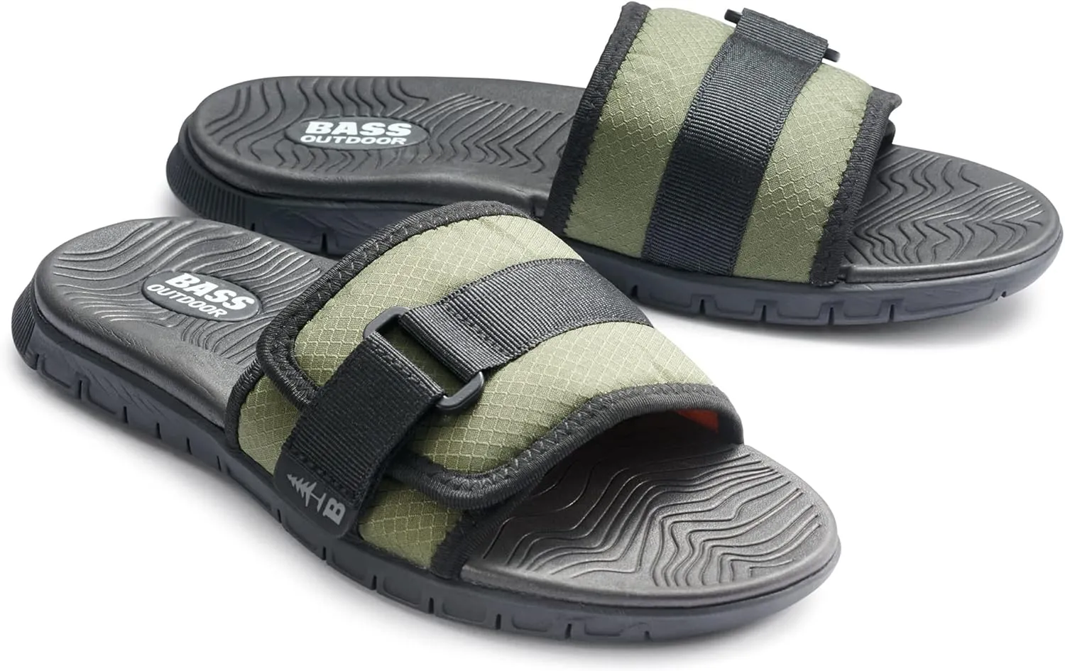 BASS OUTDOOR Women's Topo Sandals  Open-Toe Slides for Beach Or Backyard Hiking Shoe