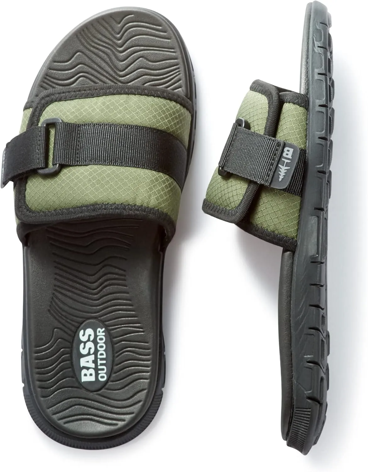 BASS OUTDOOR Women's Topo Sandals  Open-Toe Slides for Beach Or Backyard Hiking Shoe