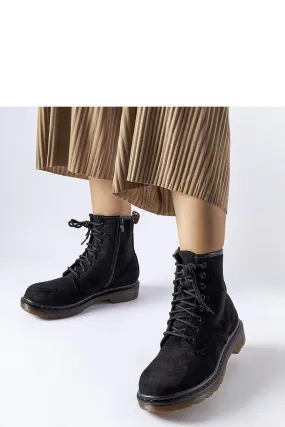 Black eco-suede baggers shoes