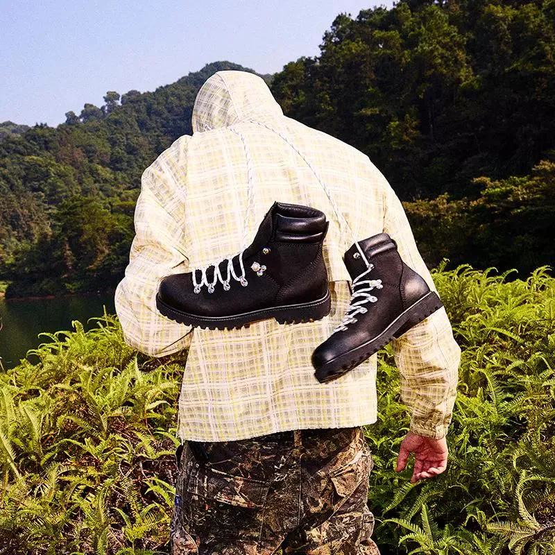 Black Hiking Boots