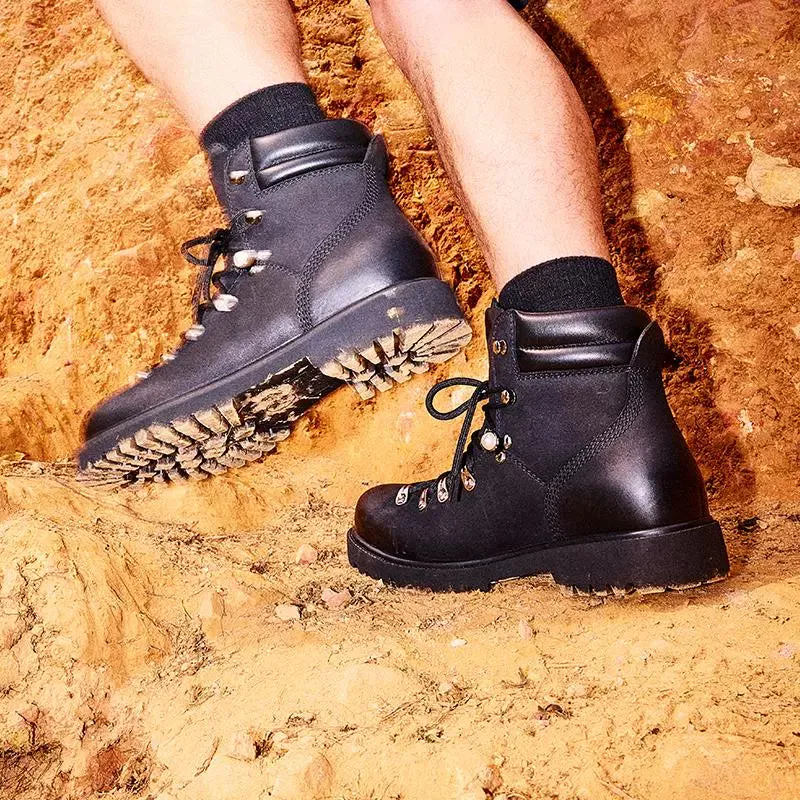 Black Hiking Boots
