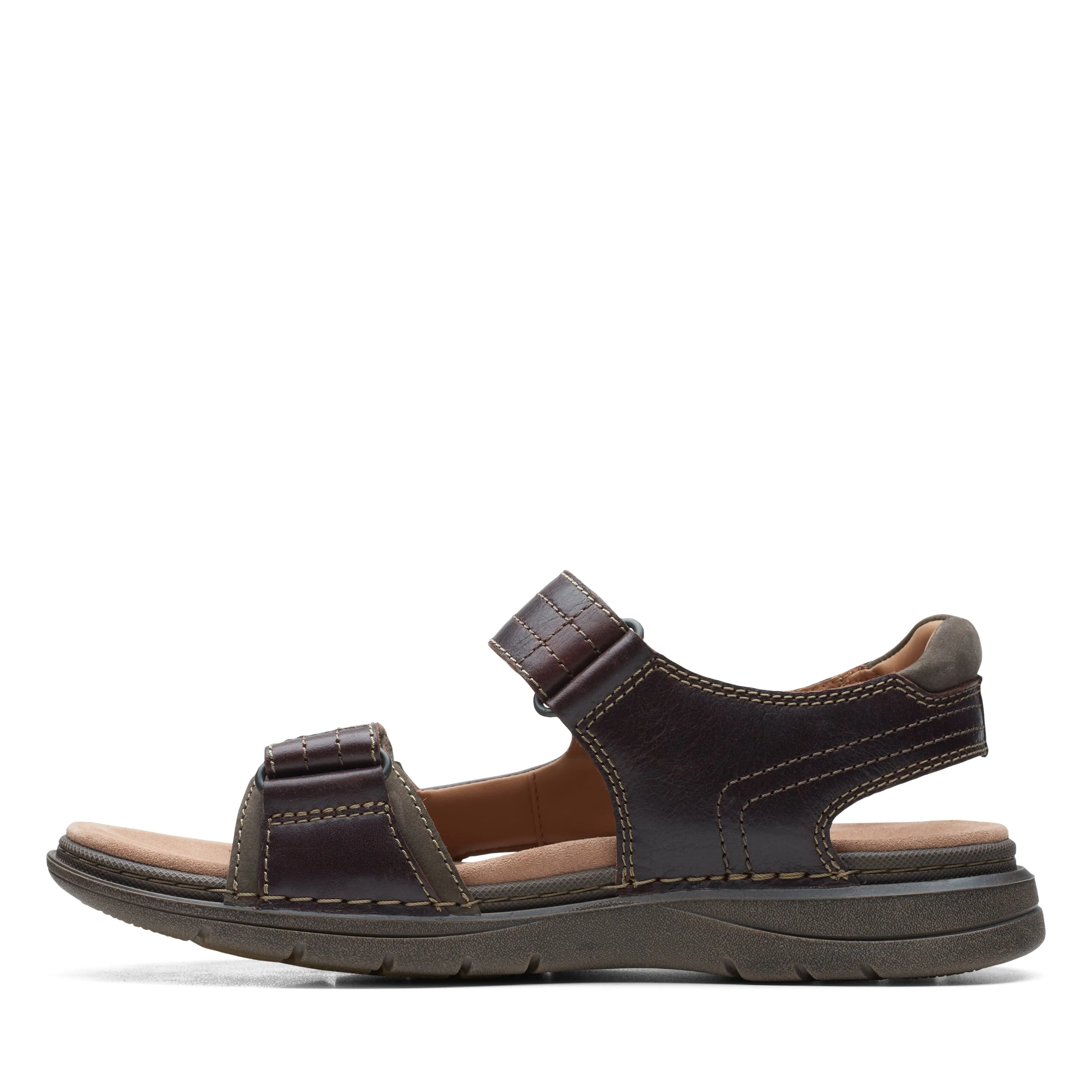 Clarks Men's Nature Trek Sandal - Mahogany