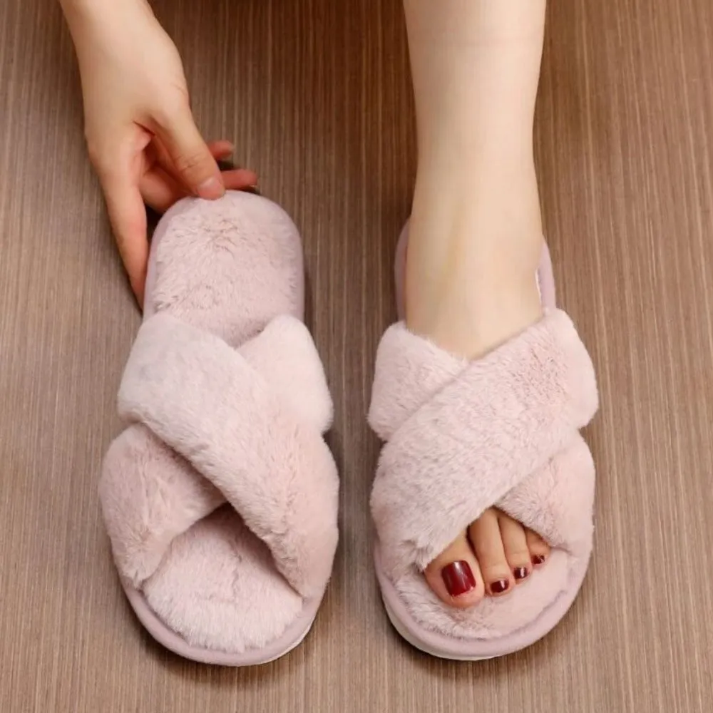 Comfy Criss Cross Slippers