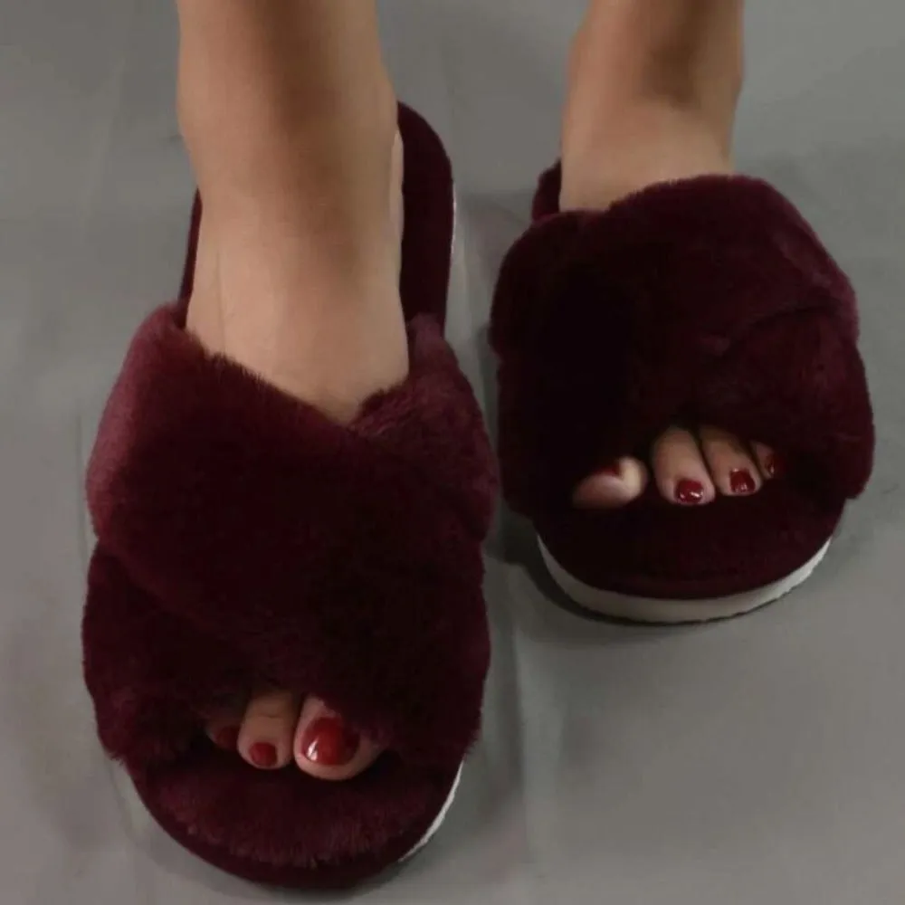 Comfy Criss Cross Slippers