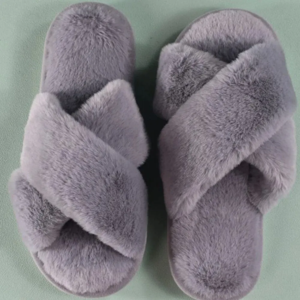 Comfy Criss Cross Slippers