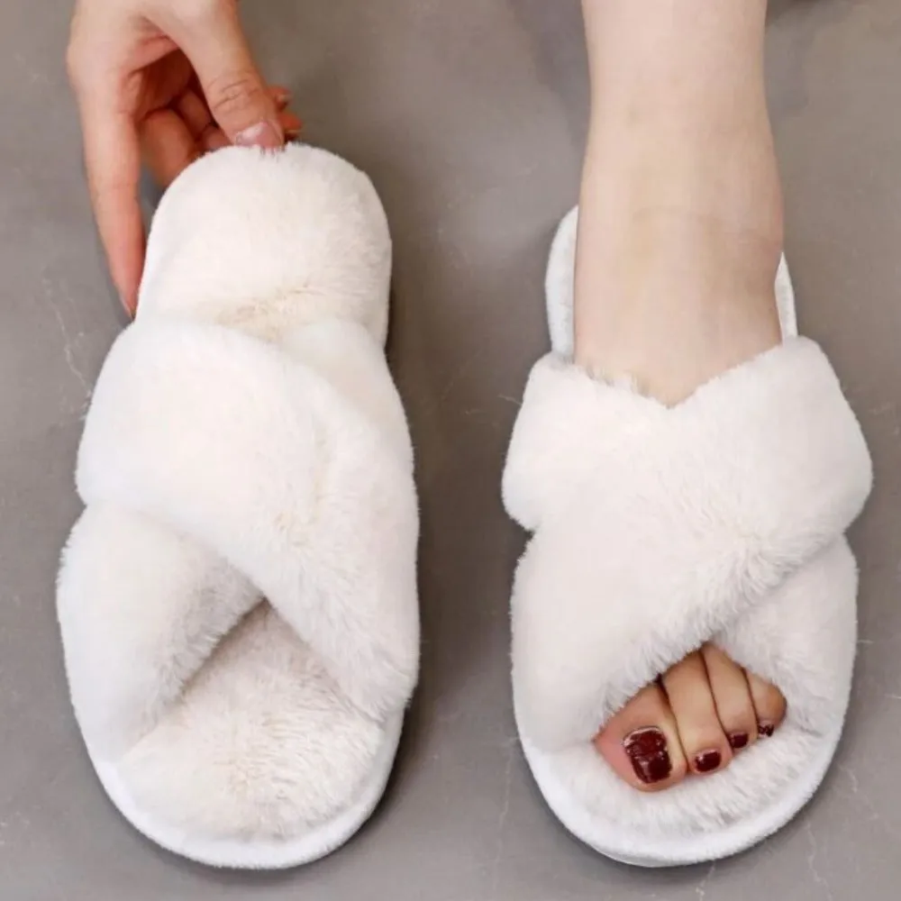 Comfy Criss Cross Slippers