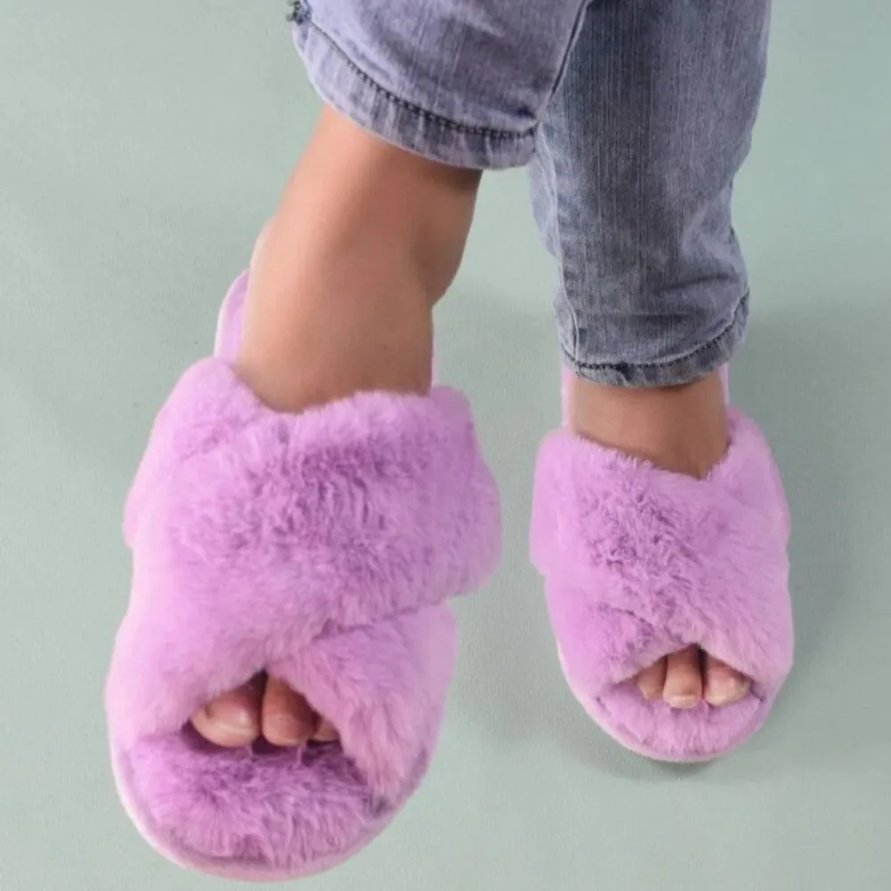 Comfy Criss Cross Slippers