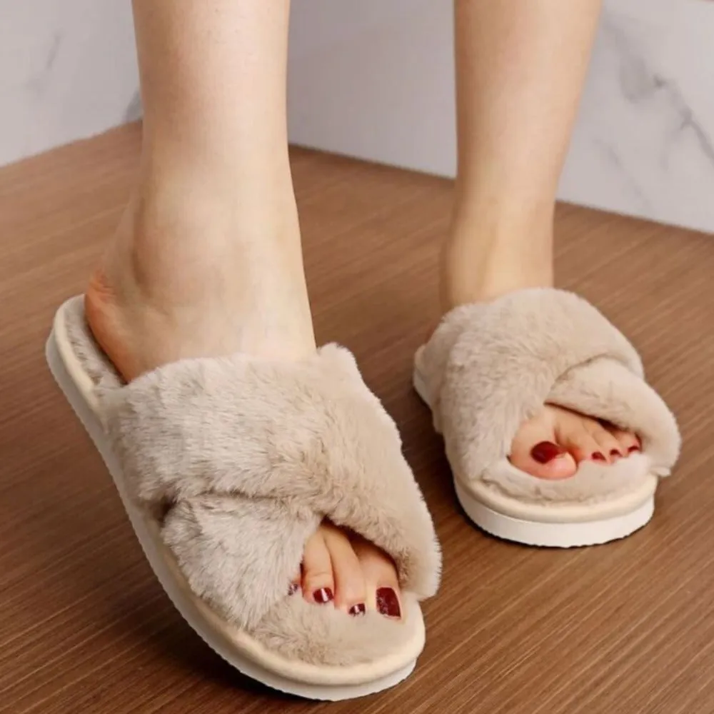 Comfy Criss Cross Slippers