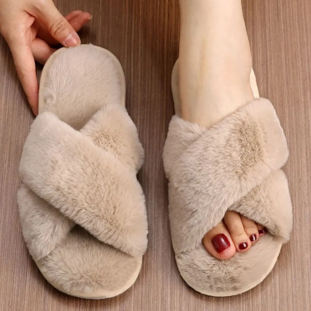 Comfy Criss Cross Slippers