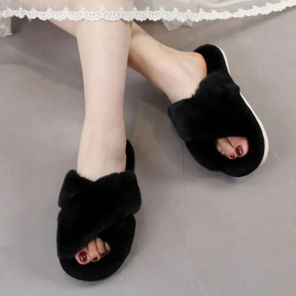 Comfy Criss Cross Slippers