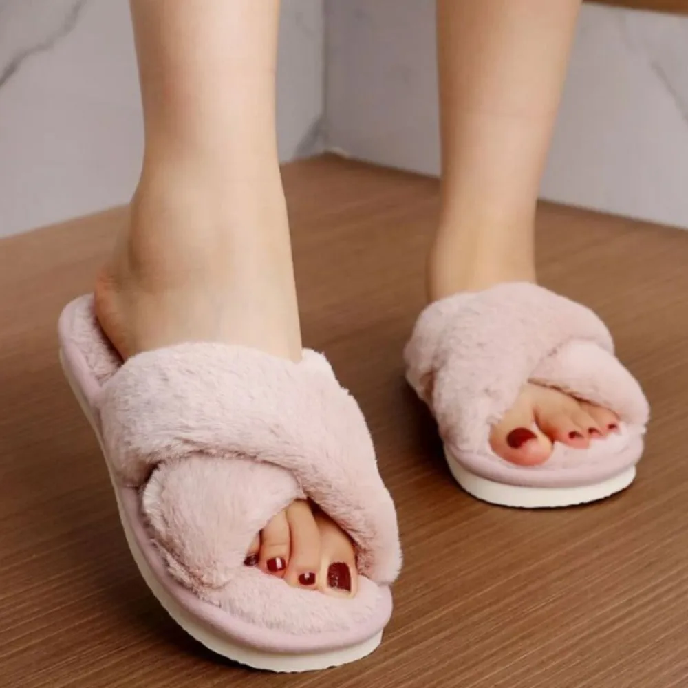 Comfy Criss Cross Slippers