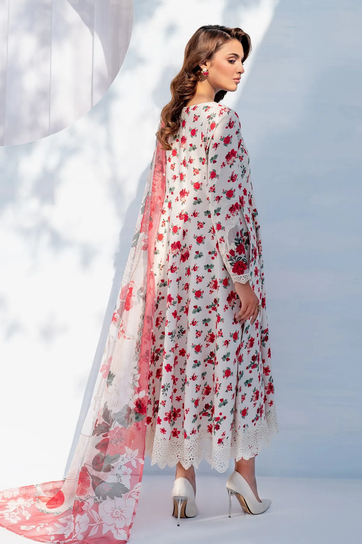 EMBROIDERED VISCOSE SILK UF-4057