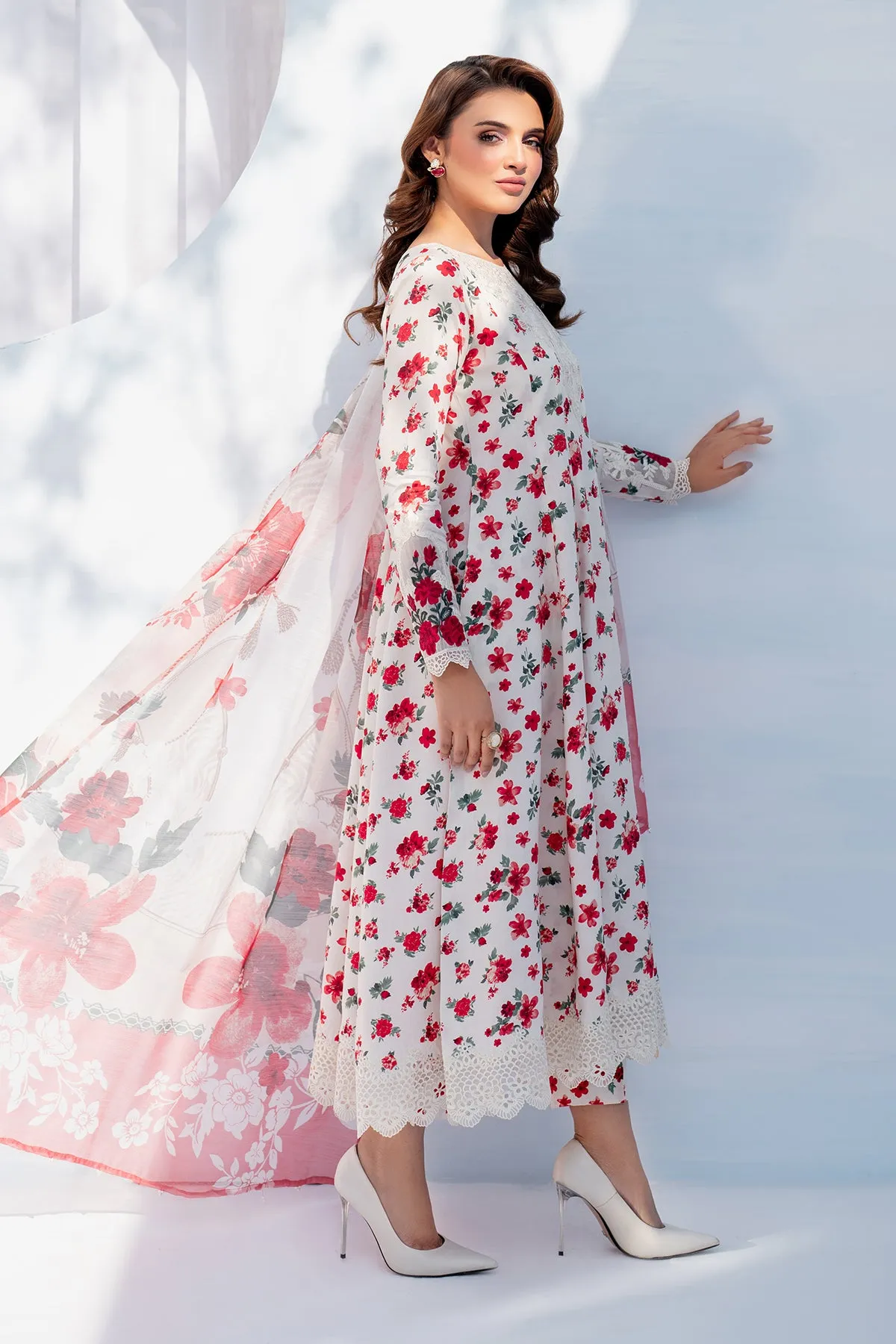 EMBROIDERED VISCOSE SILK UF-4057