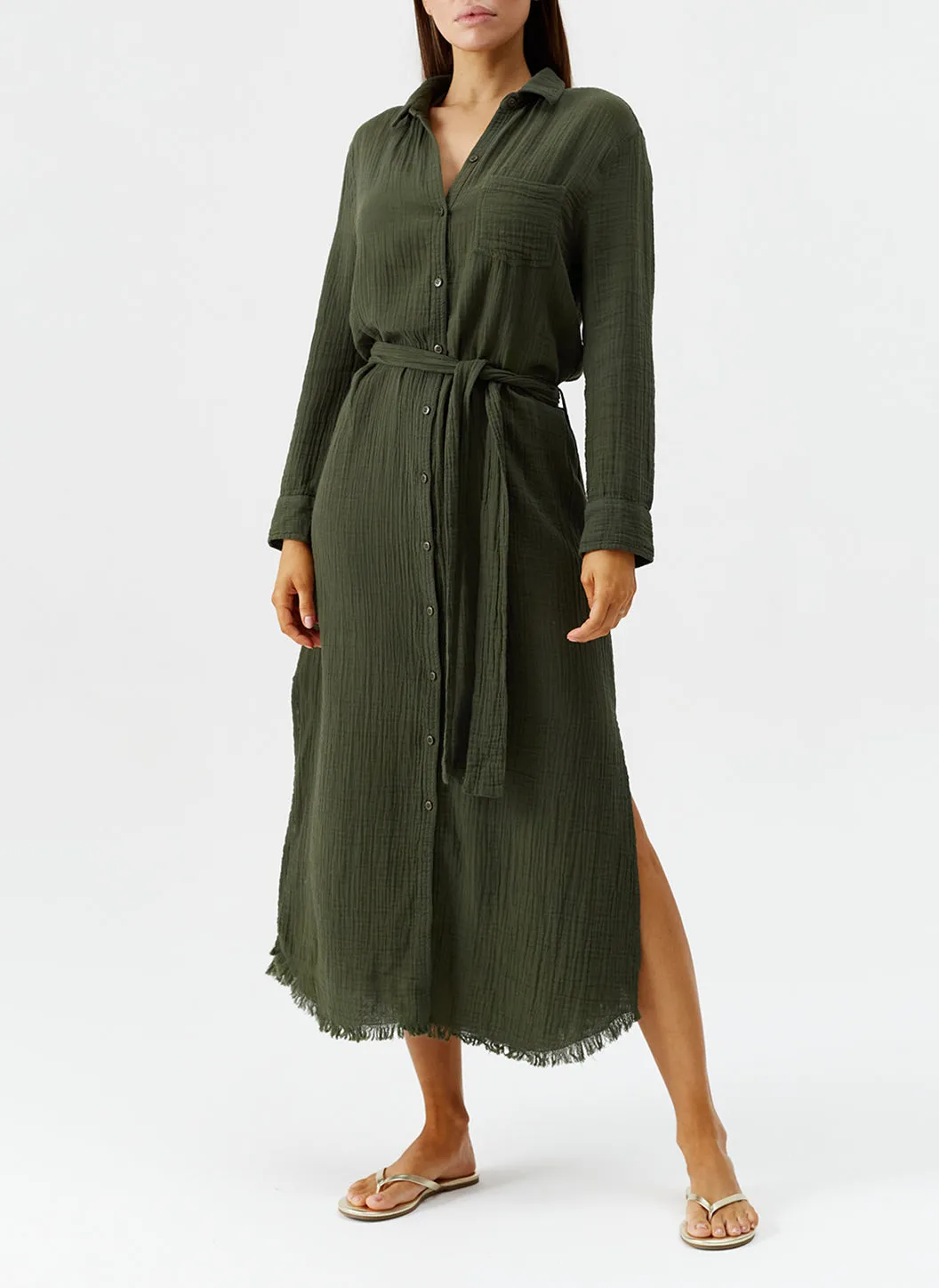 Exclusive Margot Olive Dress