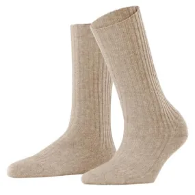 FALKE Cosy Wool Boot Women Boot socks In Beige