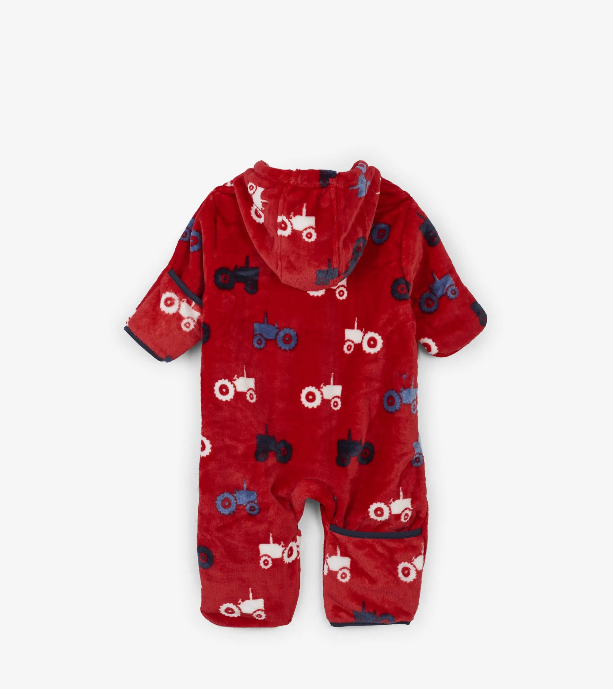 Farm Tractors Fuzzy Fleece Baby Bundler
