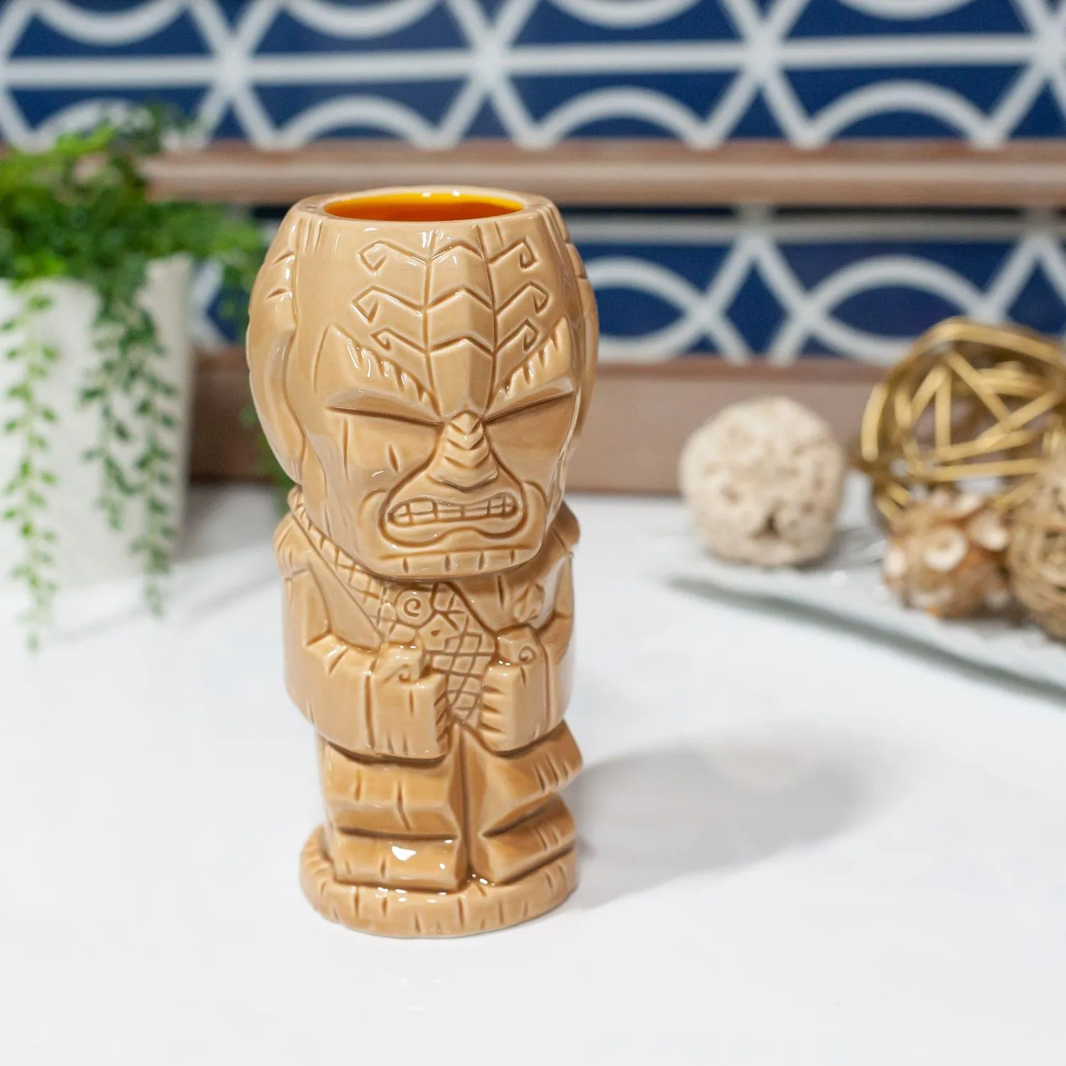 Geeki Tikis Star Trek: The Next Generation Lt. Worf Ceramic Mug | 14 Ounces