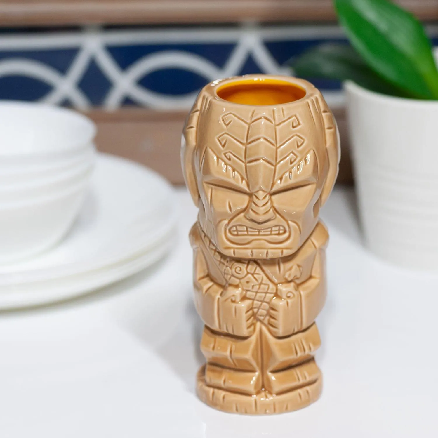 Geeki Tikis Star Trek: The Next Generation Lt. Worf Ceramic Mug | 14 Ounces
