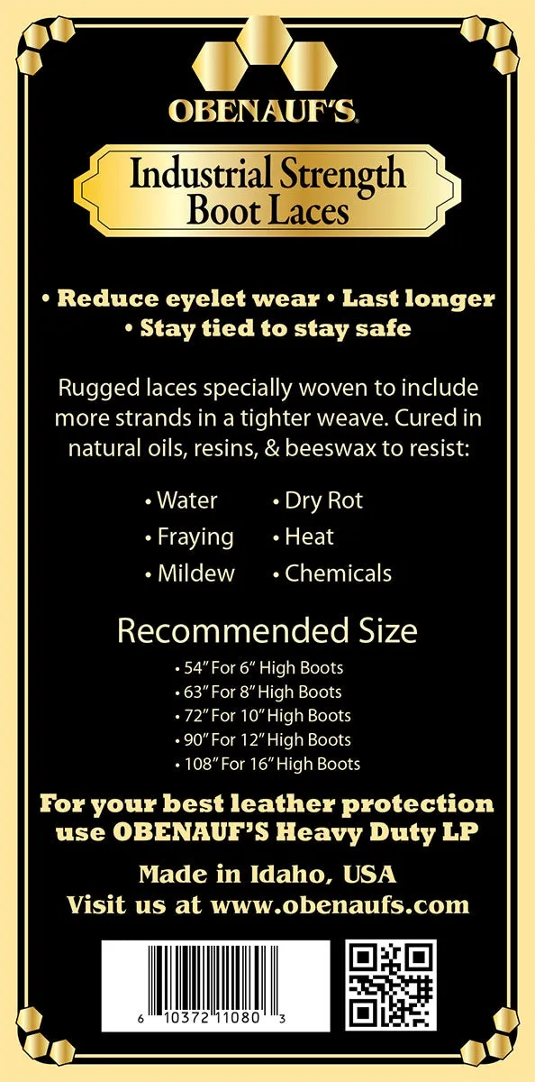 Industrial Strength Boot Laces