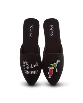 It’s 5 O’Clock Somewhere Closed-Toe Slippers