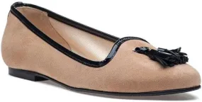 Jon Josef Monelle Cashew Suede Loafer Flat - M - 6 Beige