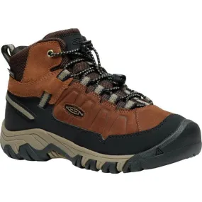 Keen Big Kid's (Sizes 1 to 7) Targhee IV Mid Waterproof Boot - Bison/Brindle