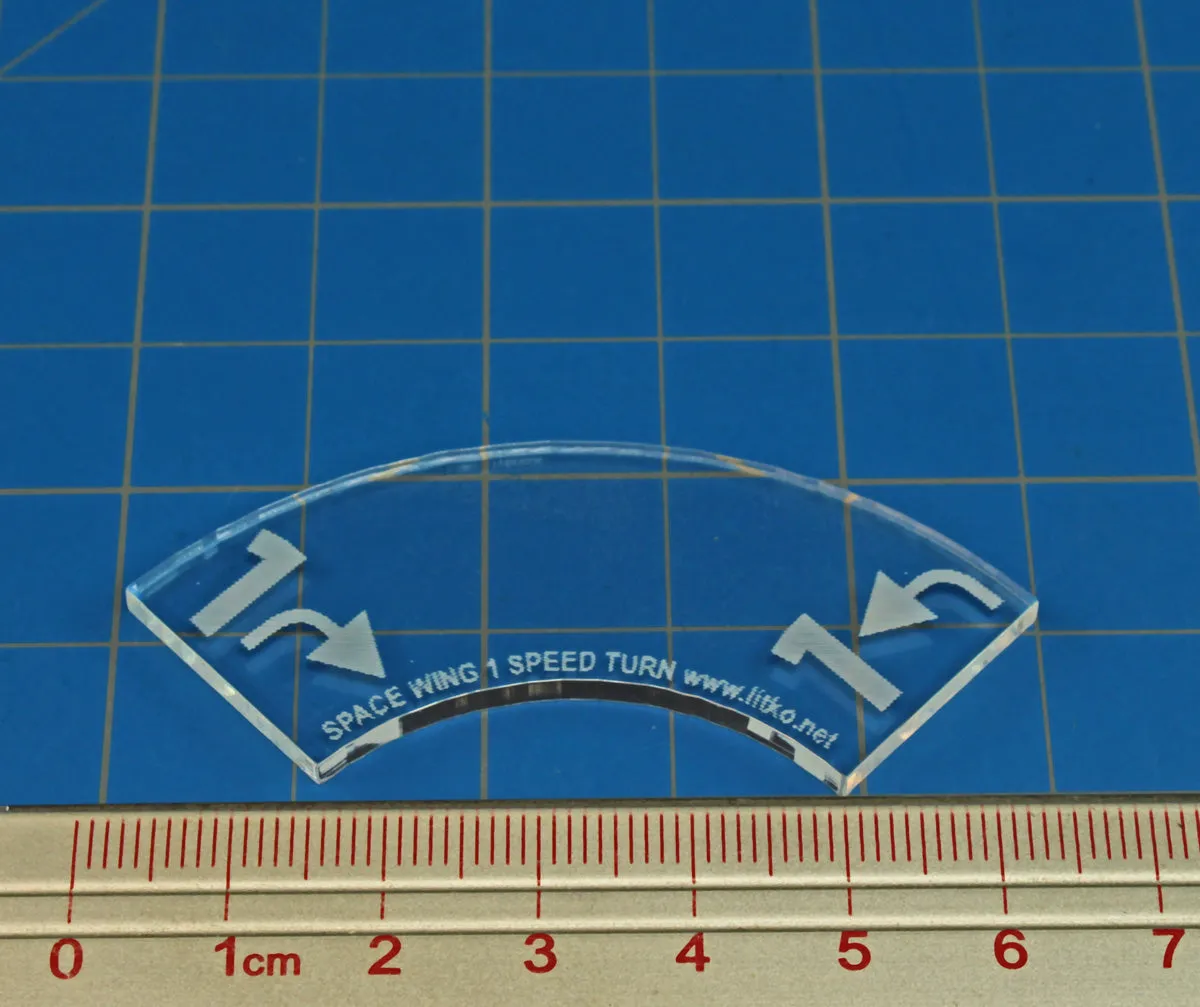 LITKO 1-Speed Turn Movement Gauge Compatible with Star Trek: Attack Wing