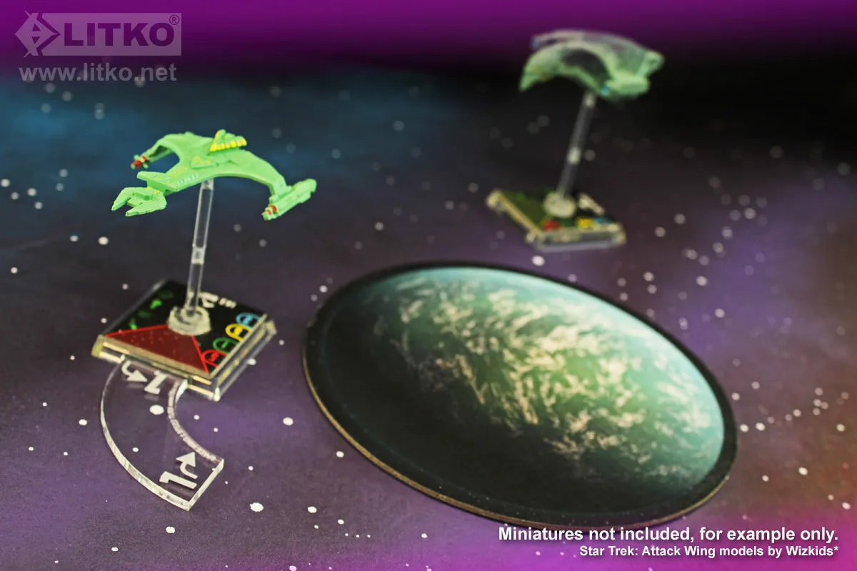 LITKO 1-Speed Turn Movement Gauge Compatible with Star Trek: Attack Wing