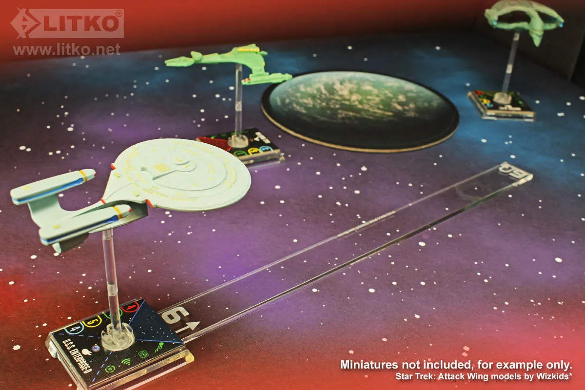 LITKO 6-Speed Straight Movement Gauge Compatible with Star Trek: Attack Wing