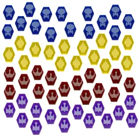 LITKO Faction Token Set Compatible with Star Trek: Frontiers (60)