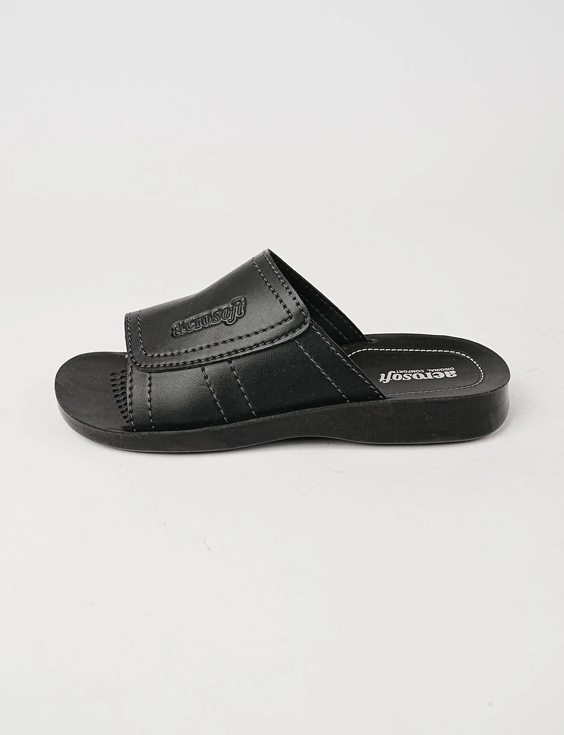 MEN SLIPPER MG-8181 BLACK