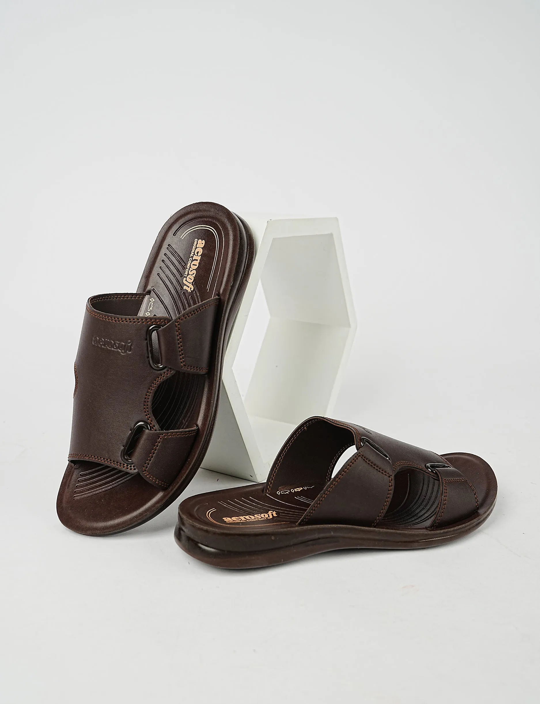 MEN SLIPPER MP-02T1 BROWN