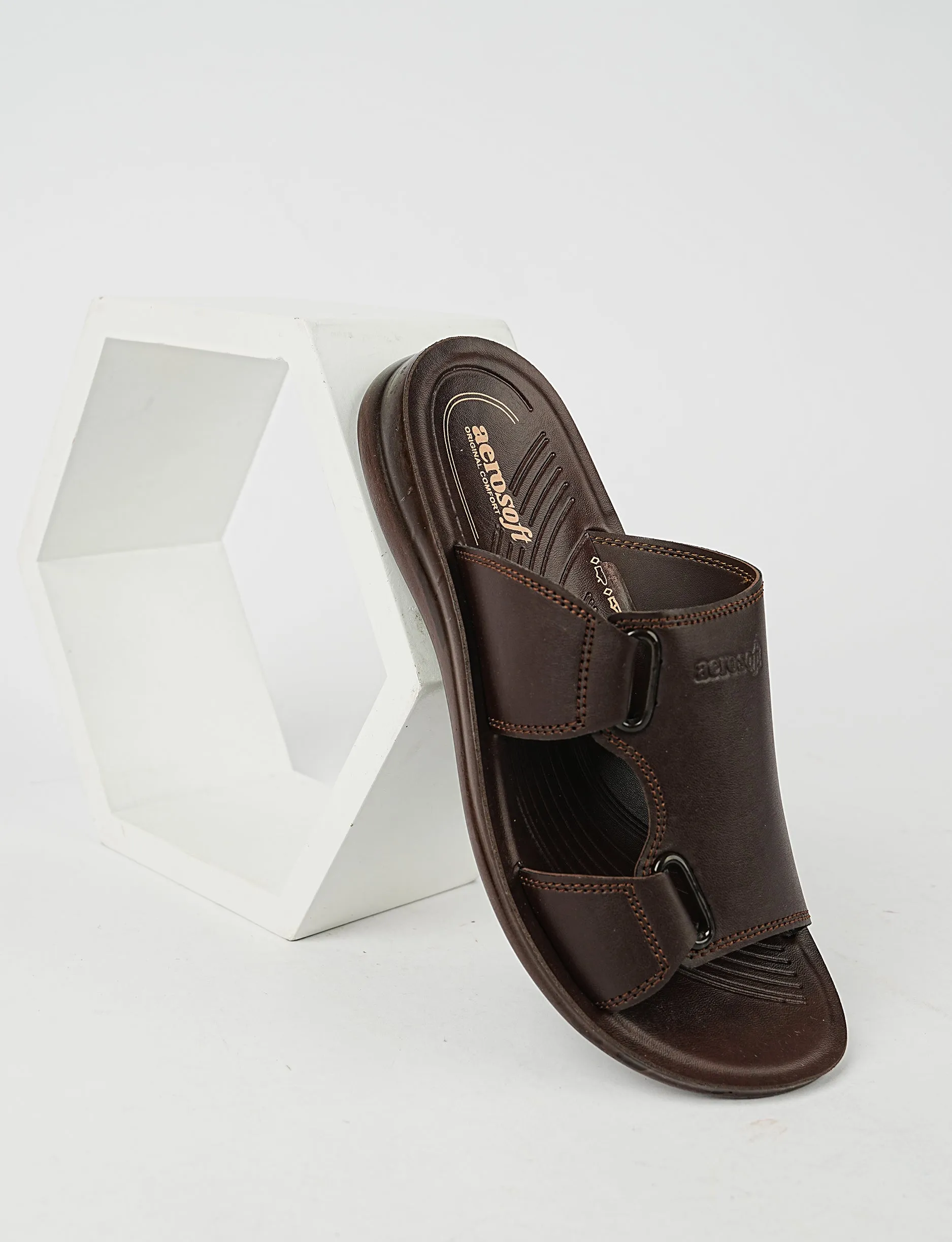 MEN SLIPPER MP-02T1 BROWN