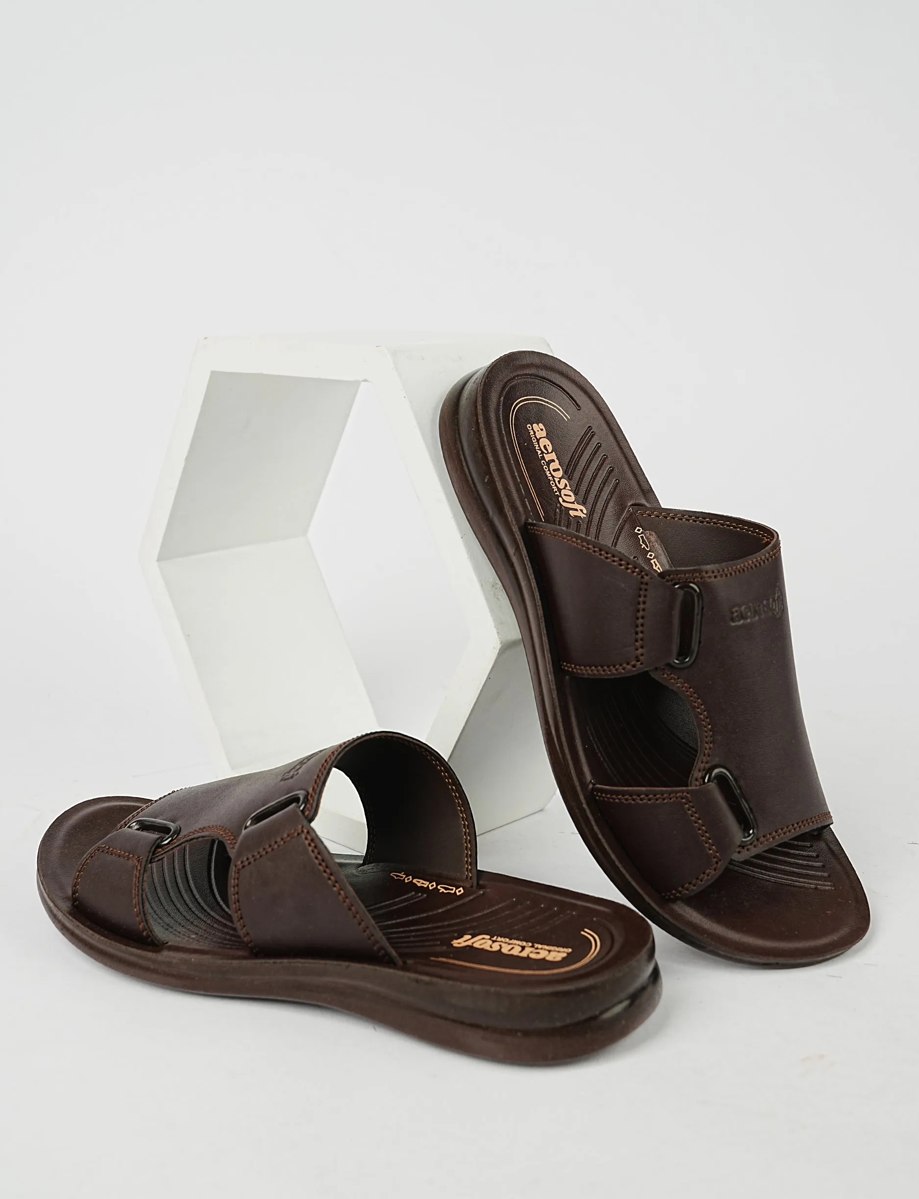 MEN SLIPPER MP-02T1 BROWN
