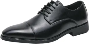 Men's Patent Leather Dress Shoes Mens Formal Business Oxford Shoes Classic Pointed Toe Tuxedo Shoes Comfortable Loafers for Men