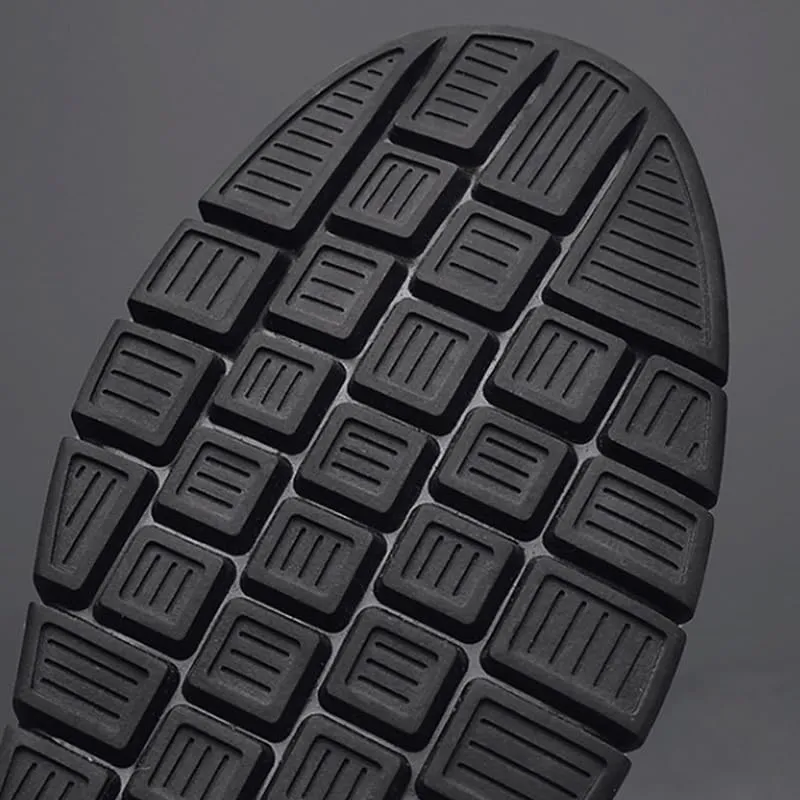 Men's Patent Leather Printing Slip On Platform Loafers for Men's Outdoor Activities