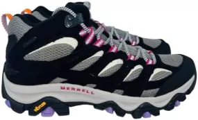 Merrell Women's Moab 3 Mid Waterproof Hiking Boot, 9, Black/Orchid