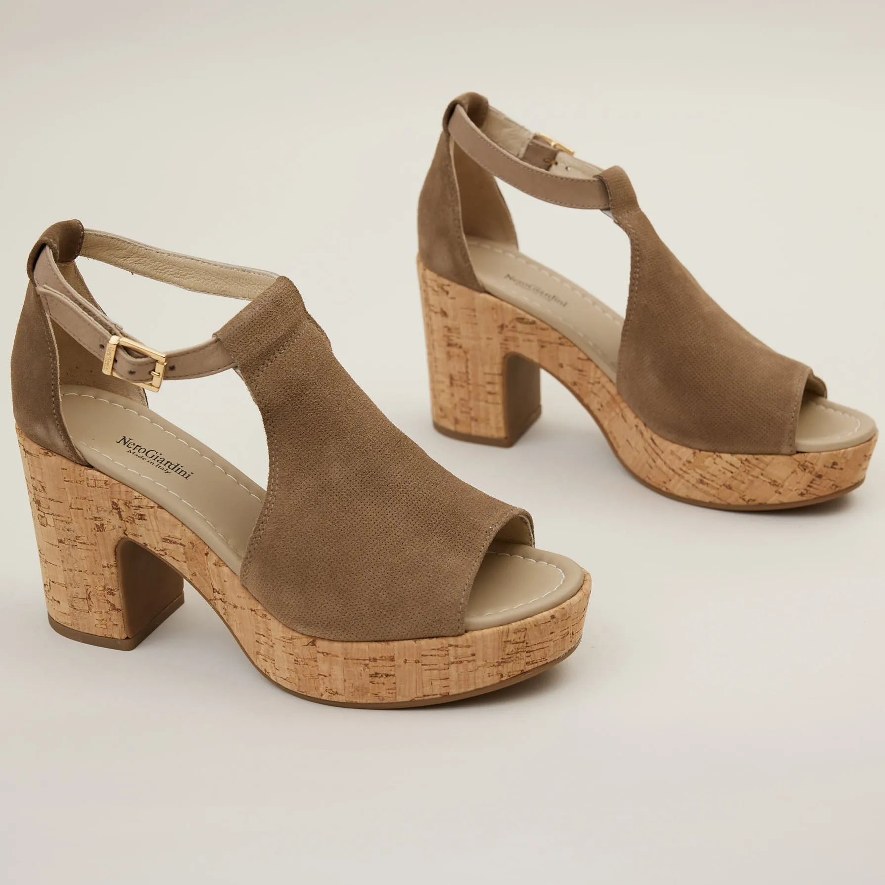 NeroGiardini Ginger Suede Sandals