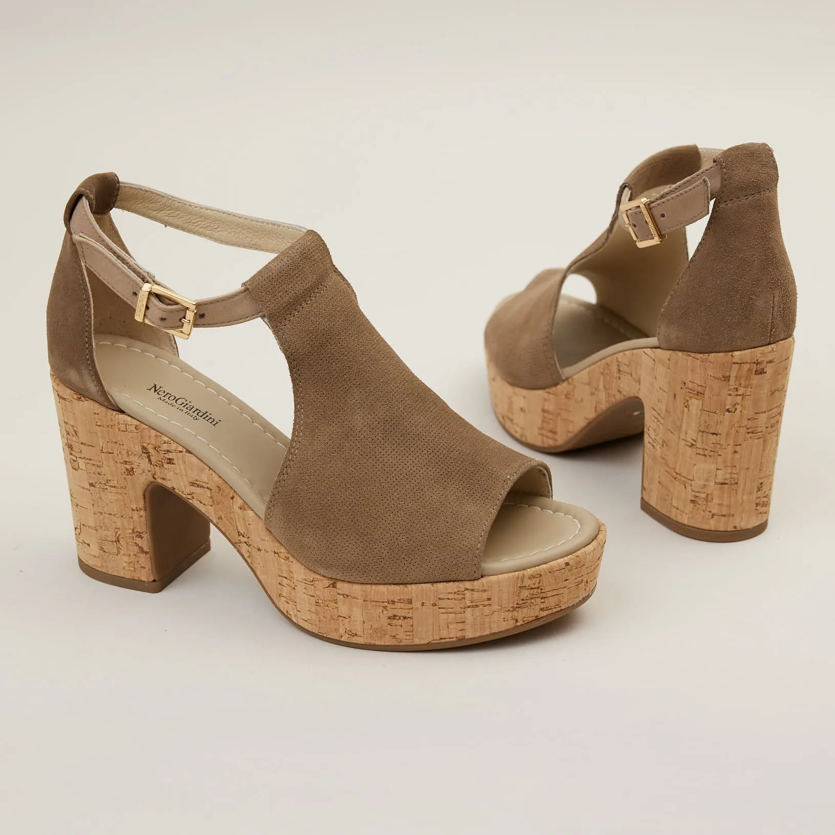 NeroGiardini Ginger Suede Sandals