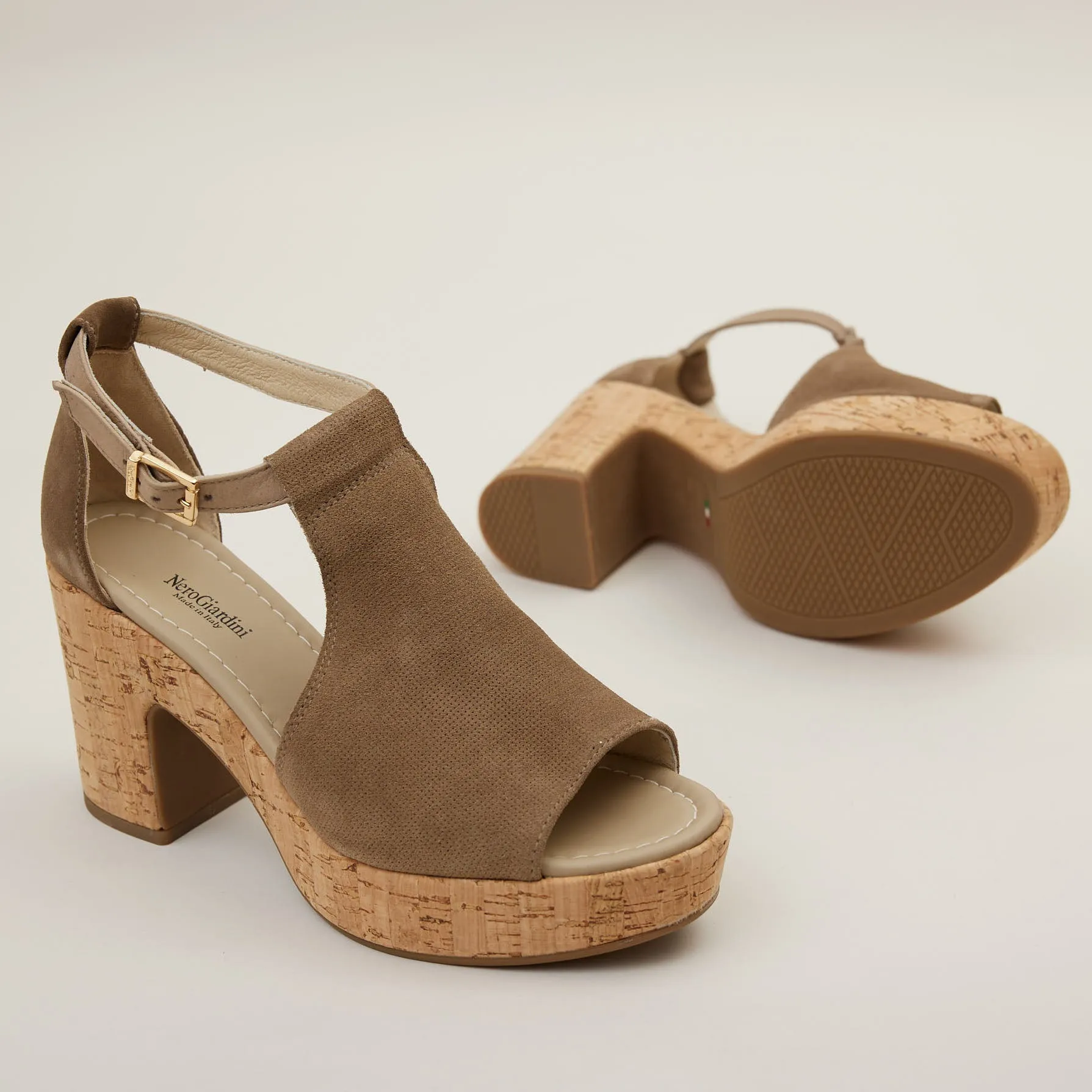 NeroGiardini Ginger Suede Sandals