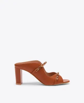Norah 70 Tan Leather Sandals