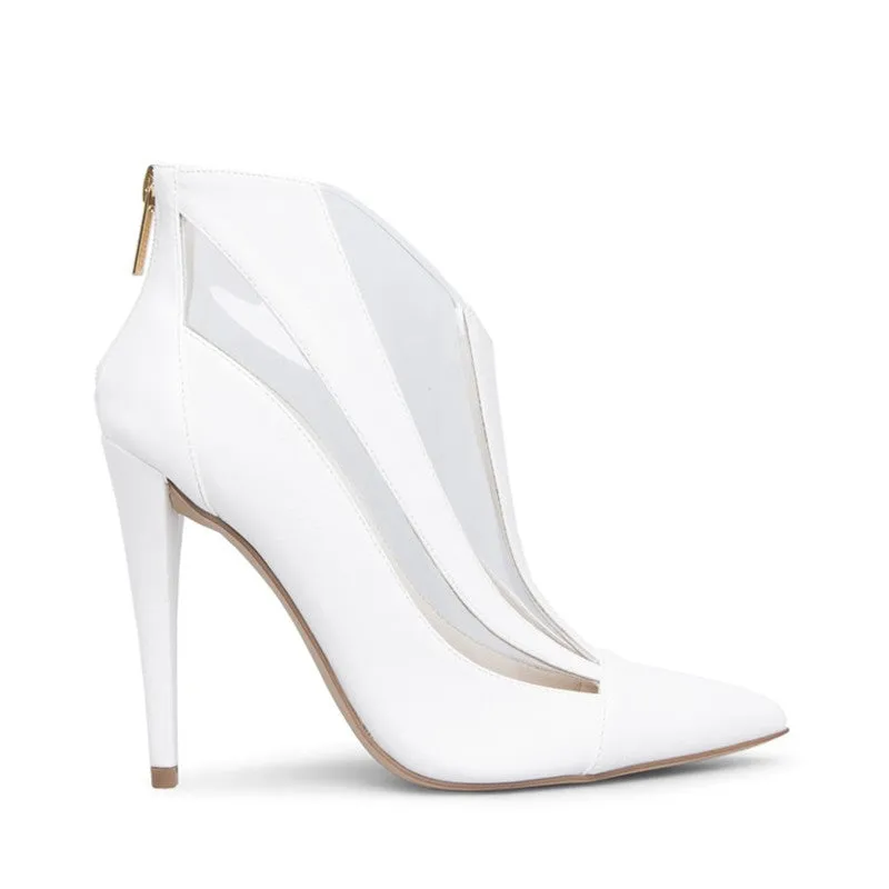 Pointed Transparent Hollow Cool Boots