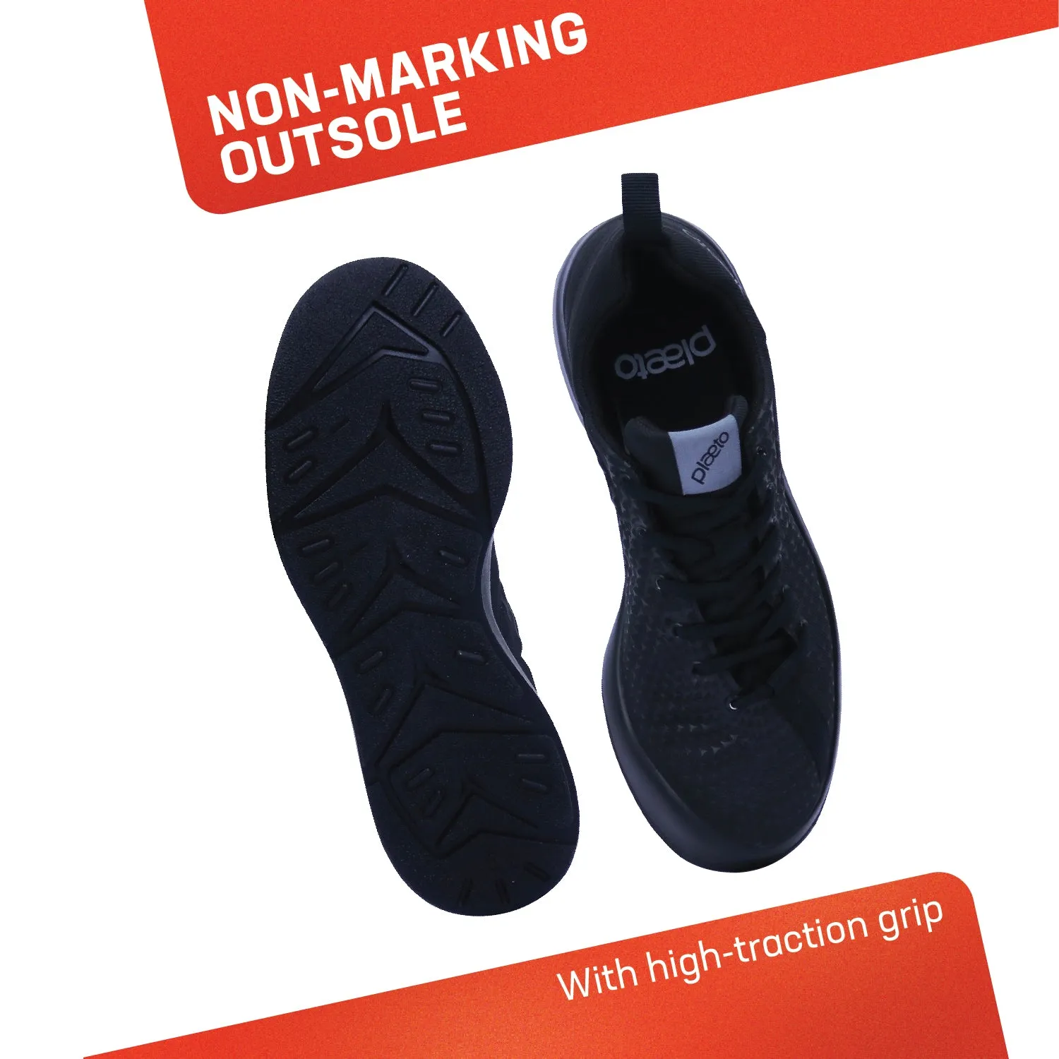 Revive Men's Sports Shoes - Black